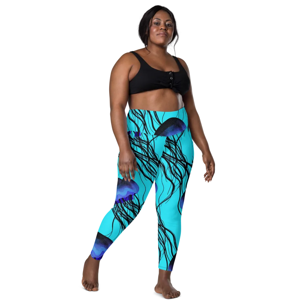 Electric Jelly on Leggings with Pockets — Front