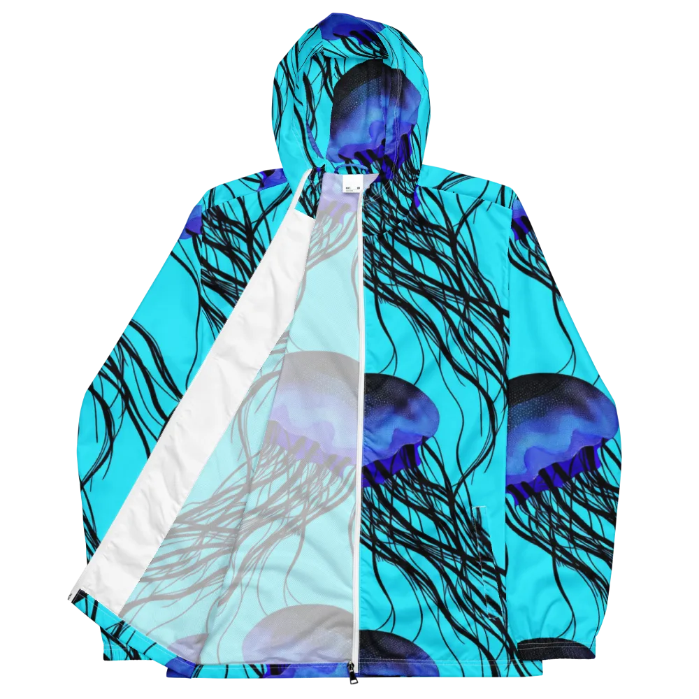 Electric Jelly on Men's Windbreaker — Front