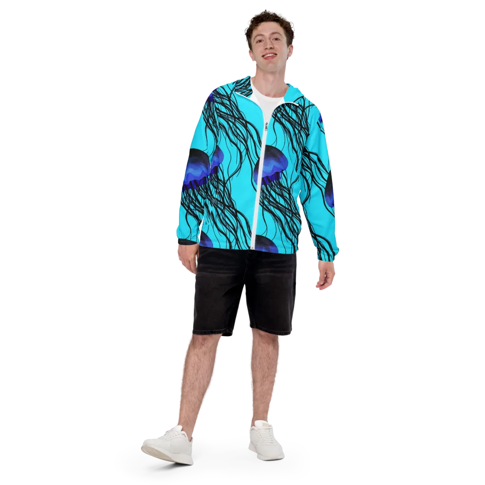 Electric Jelly on Men's Windbreaker — Front