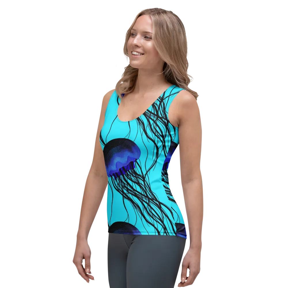 Electric Jelly on Women's Tank Top — Left Front