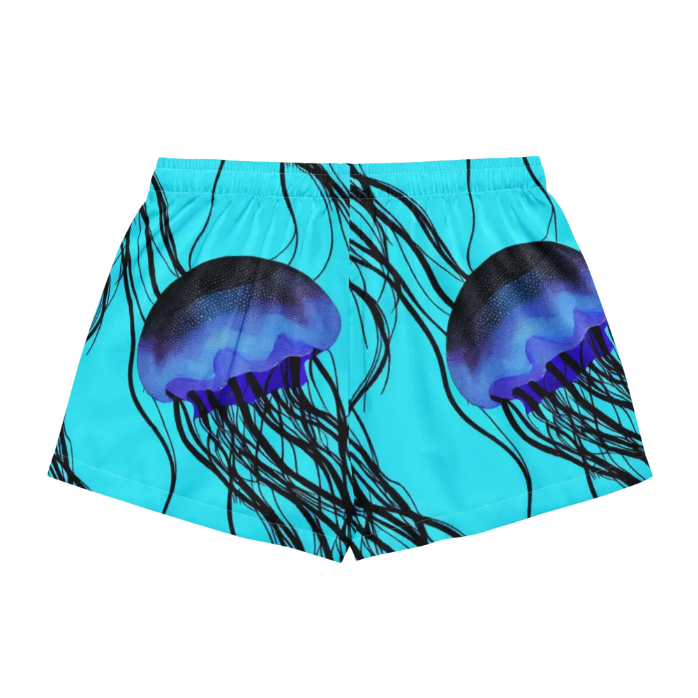 Electric Jelly on Women's Pajama Shorts — Back