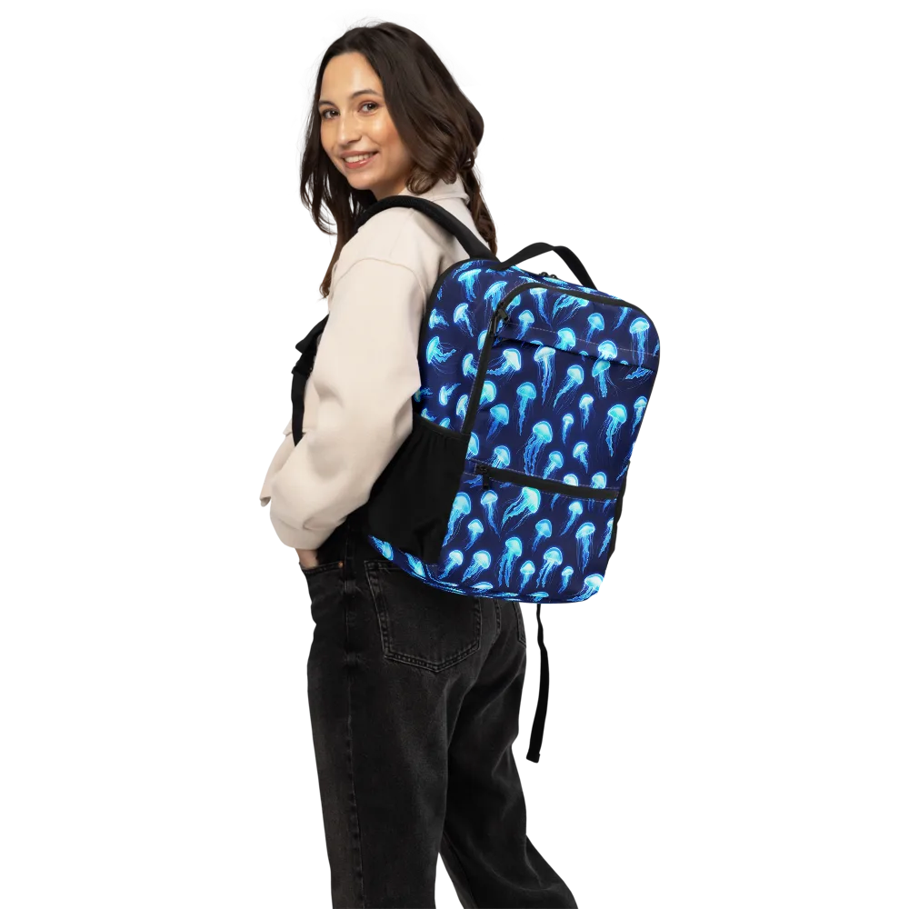 Deepsea Glow on Utility Backpack — Back