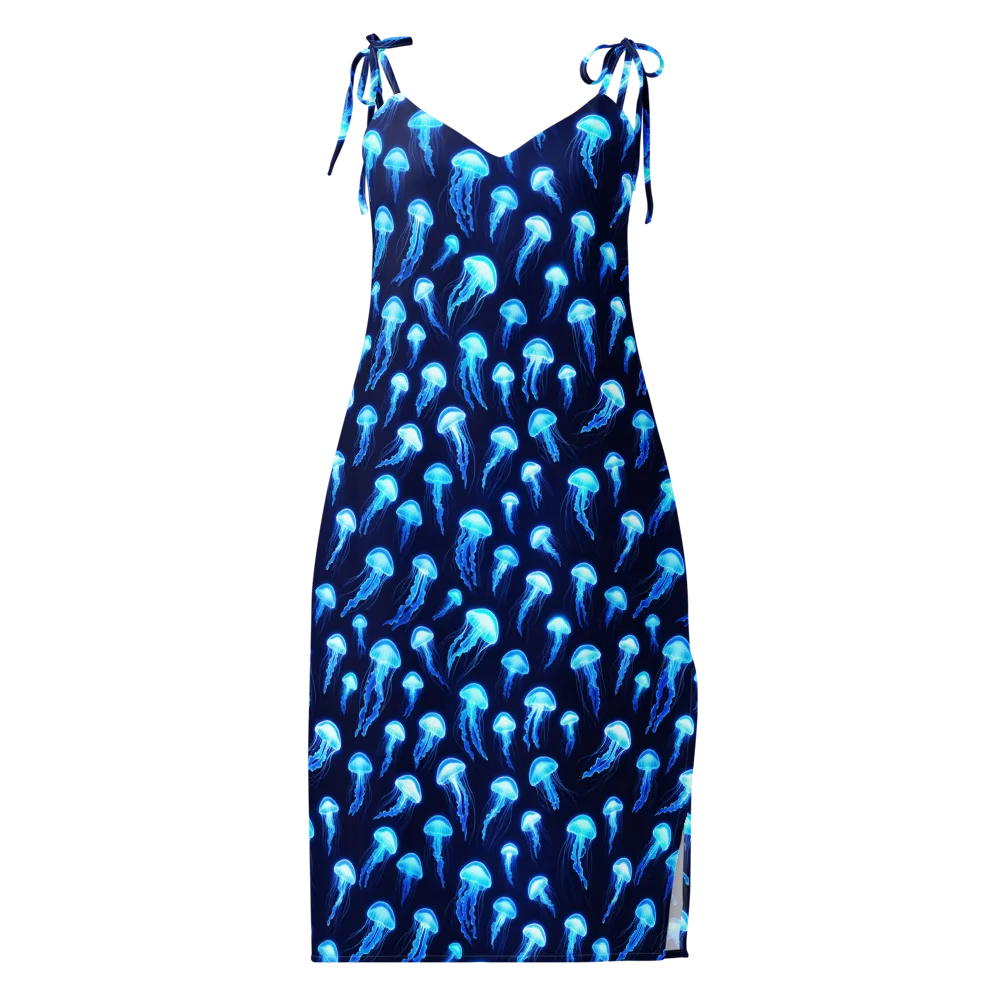 Deepsea Glow on Slip Dress — Front
