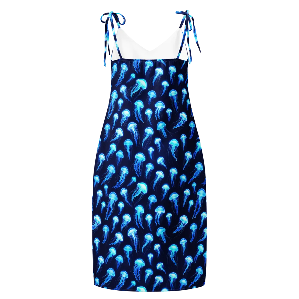 Deepsea Glow on Slip Dress — Back