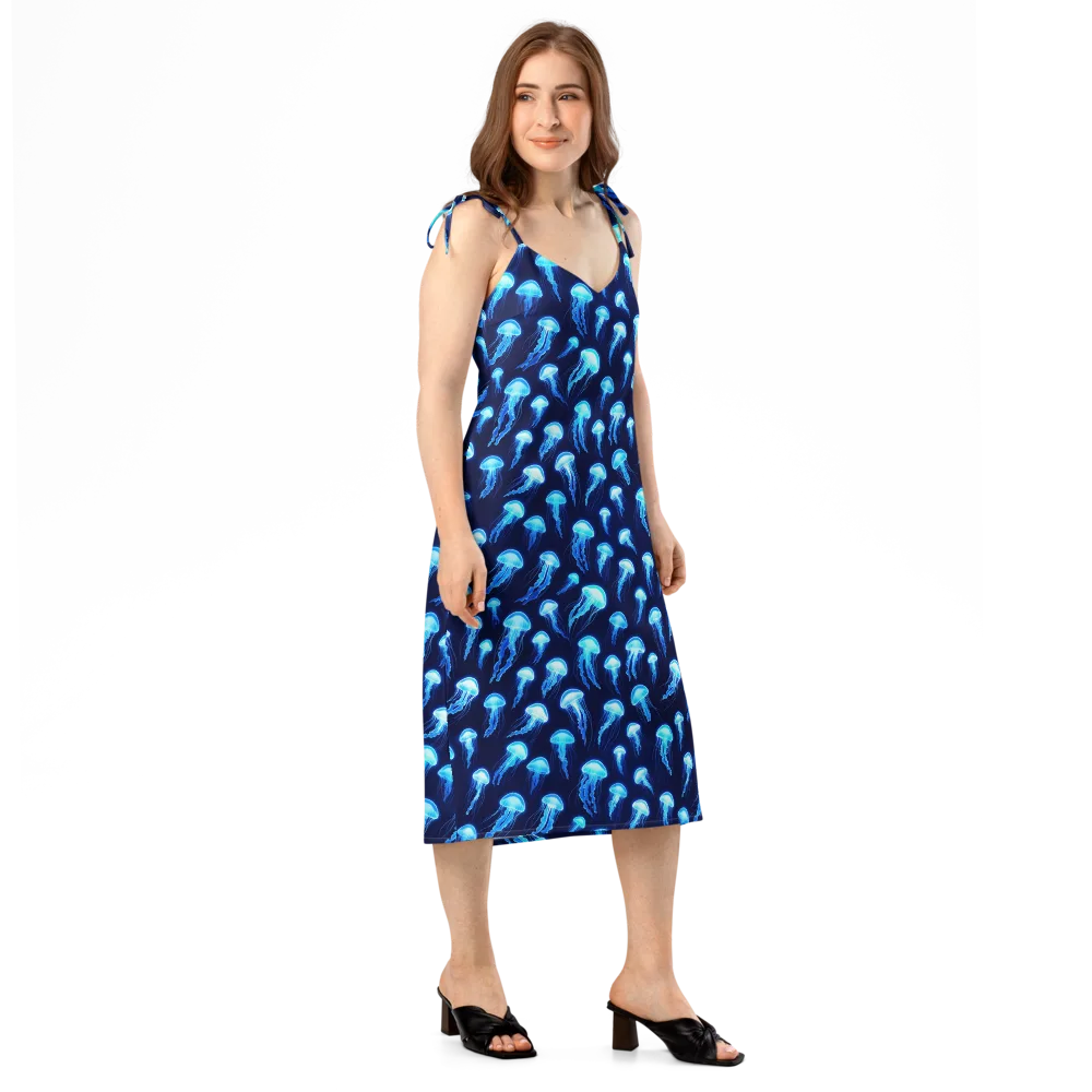 Deepsea Glow on Slip Dress — Right Front