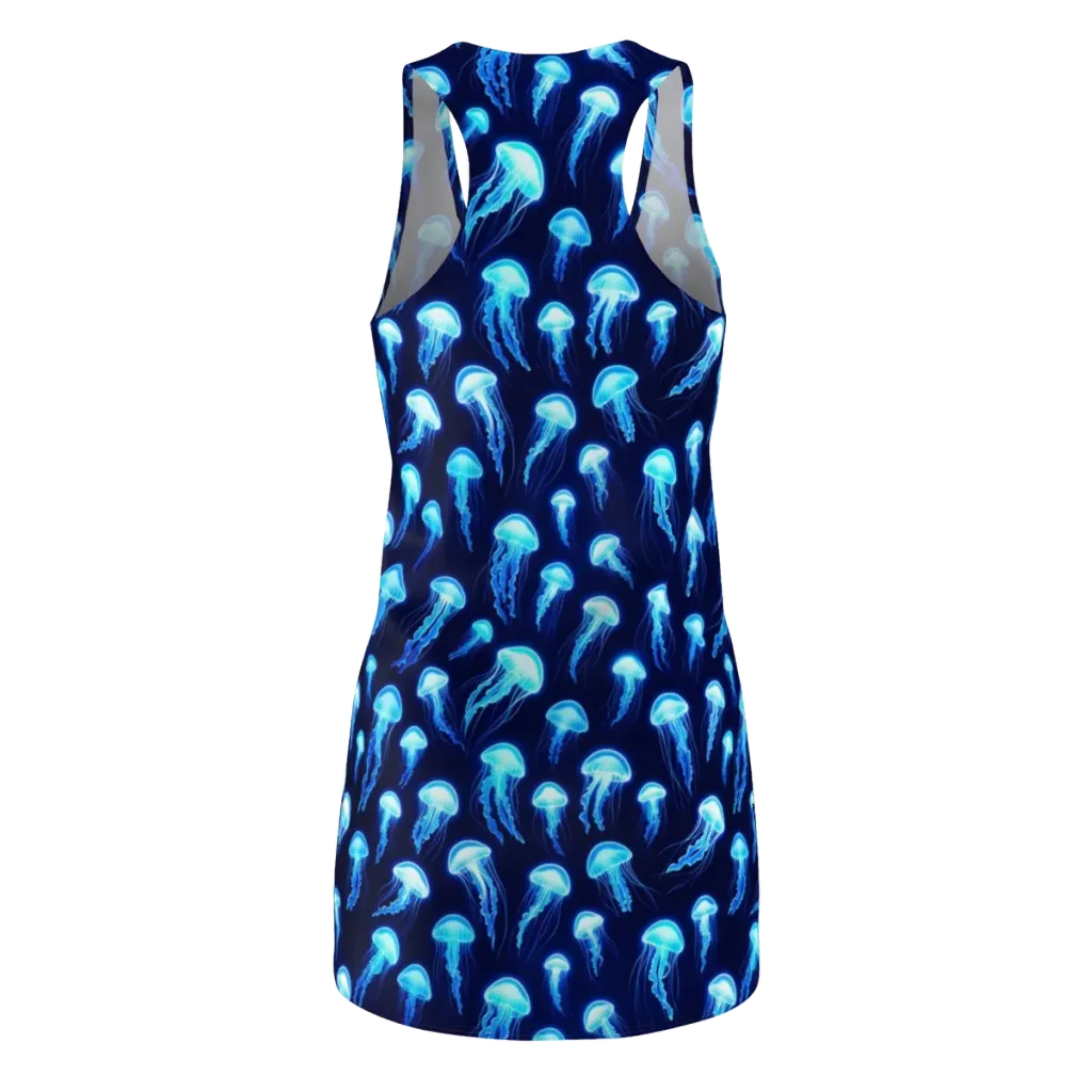 Deepsea Glow on Racerback Dress — Back