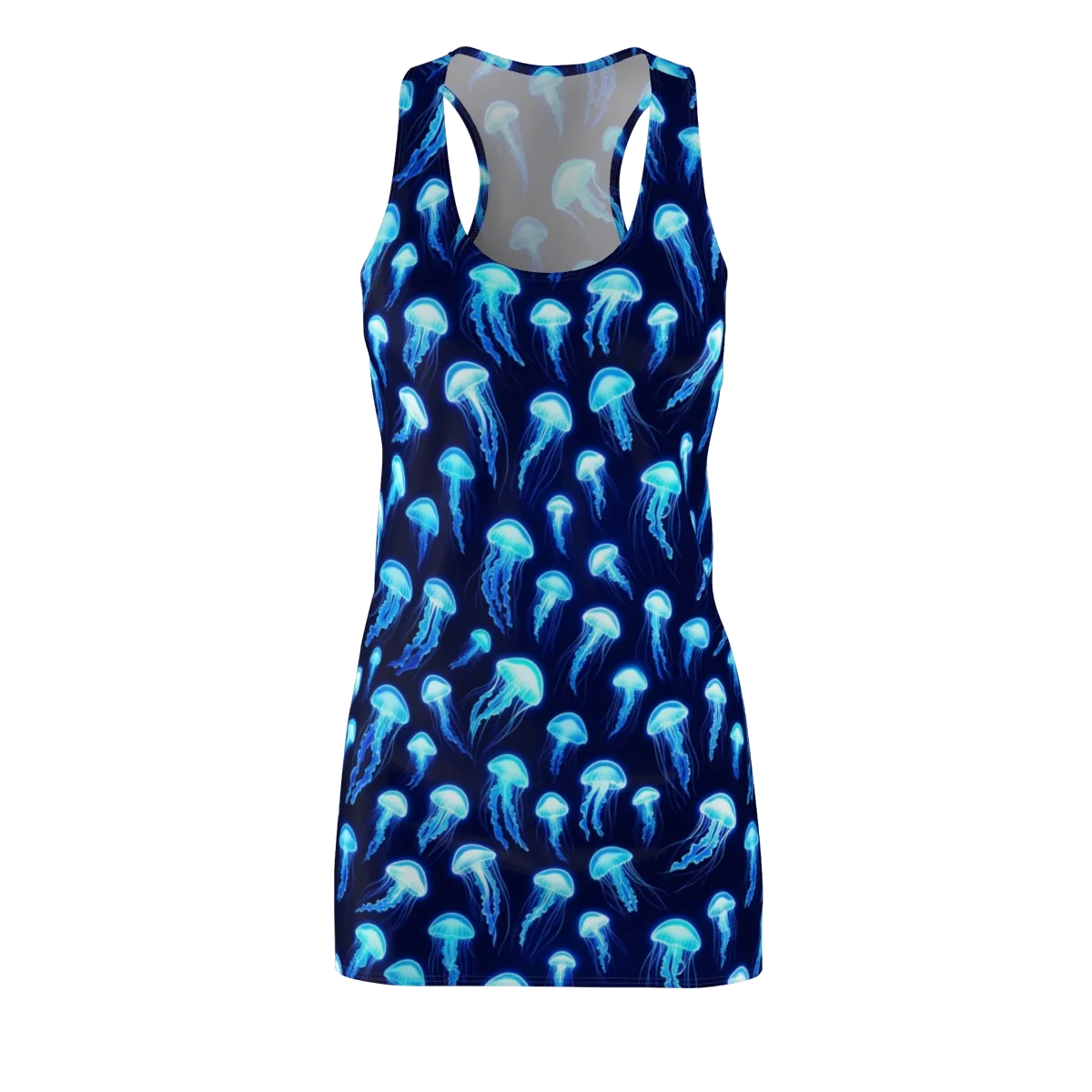 Deepsea Glow on Racerback Dress — Front