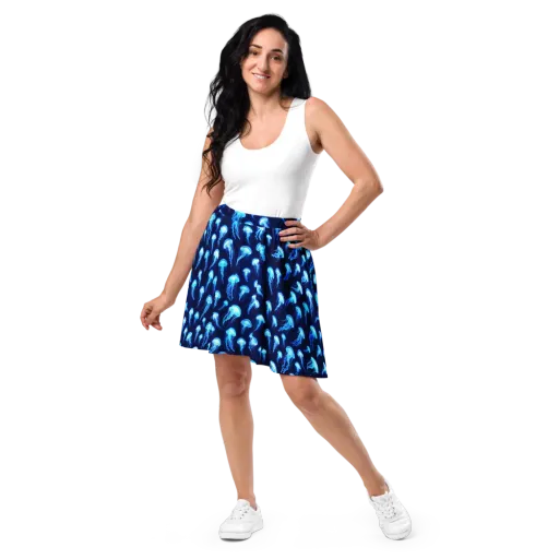 Deepsea Glow on a Skater Skirt
