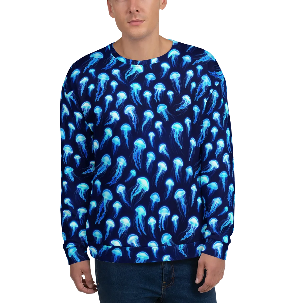 Deepsea Glow on Sweatshirt — Front