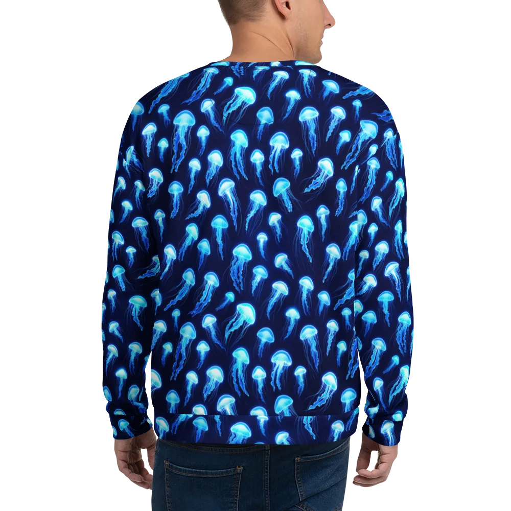 Deepsea Glow on Sweatshirt — Back