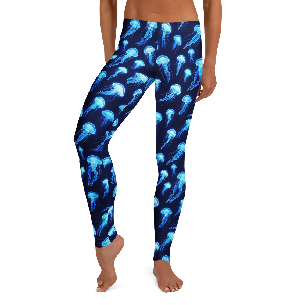 Deepsea Glow on Leggings — Front