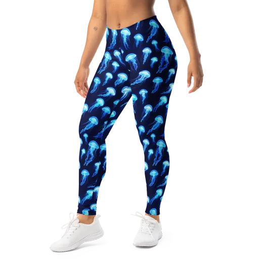Deepsea Glow on a Leggings