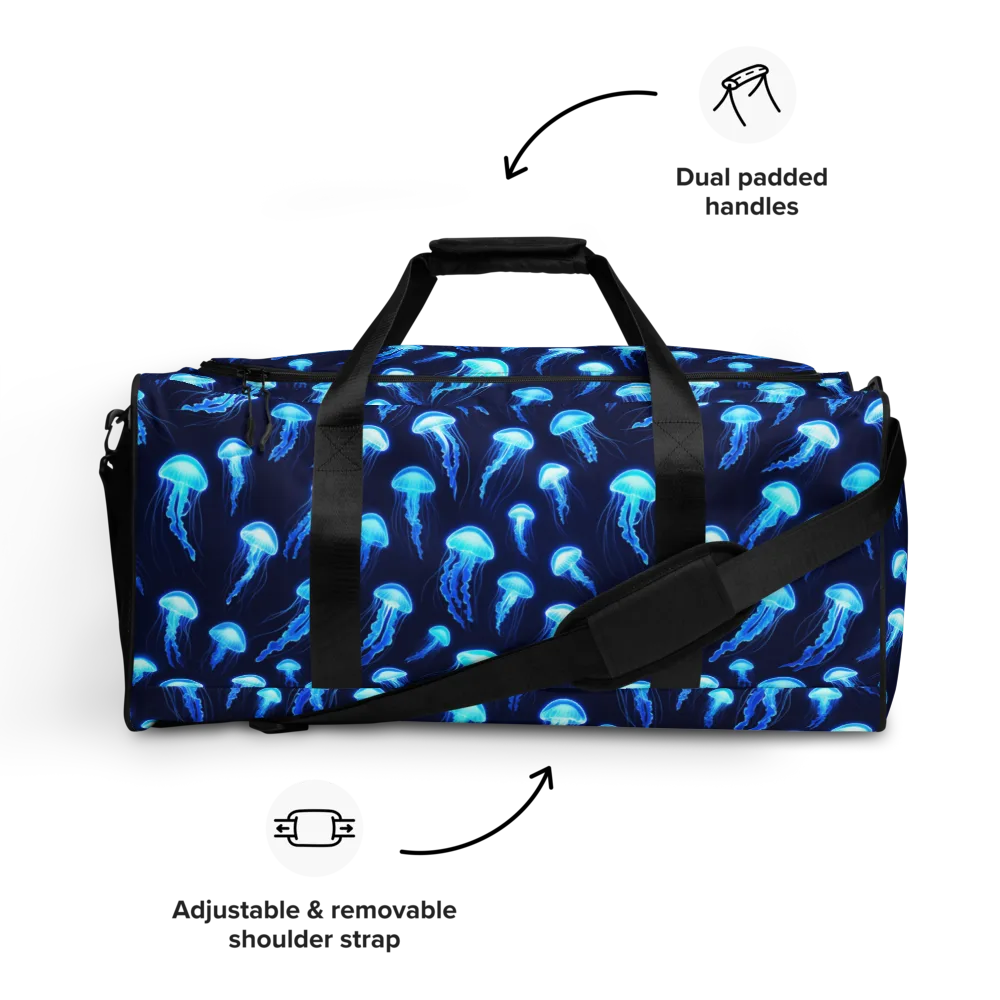 Deepsea Glow on Duffle Bag — Front