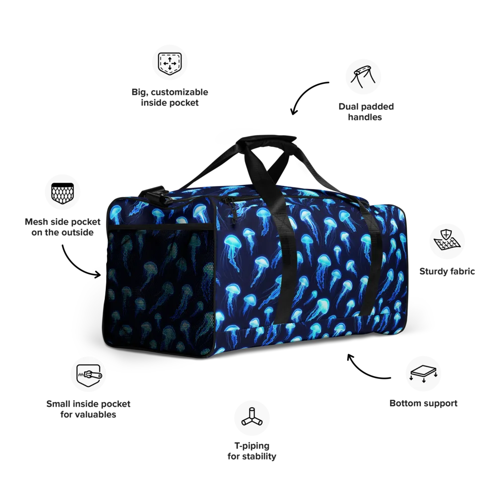 Deepsea Glow on Duffle Bag — Right Front