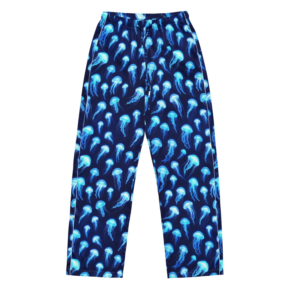 Deepsea Glow on Women's Pajama Pants — Front