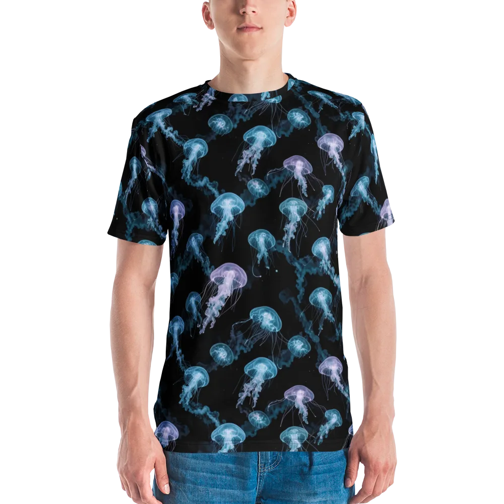 Abyssal Bloom on Men's Crew Neck T-Shirt — Front