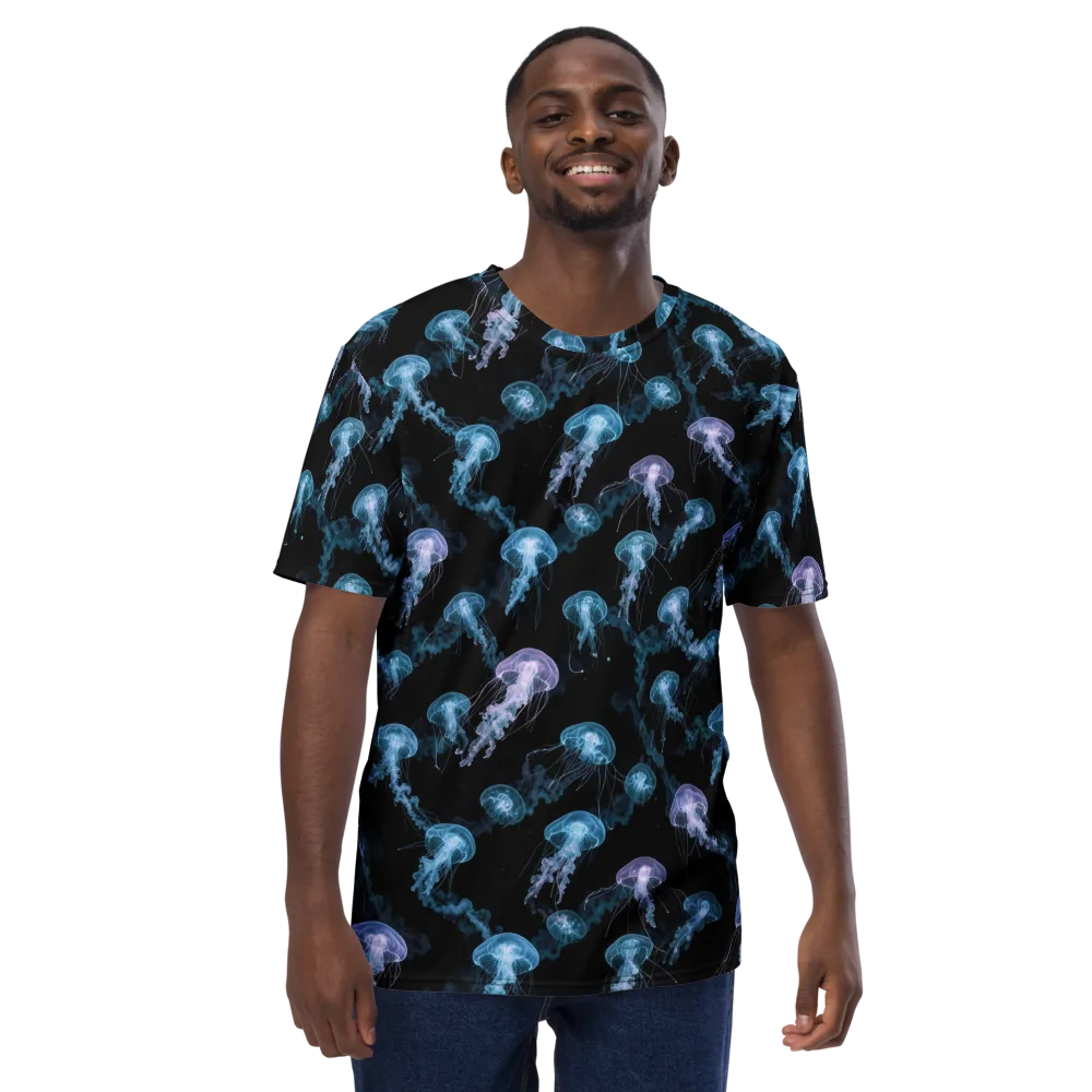 Abyssal Bloom on Men's Crew Neck T-Shirt — Front
