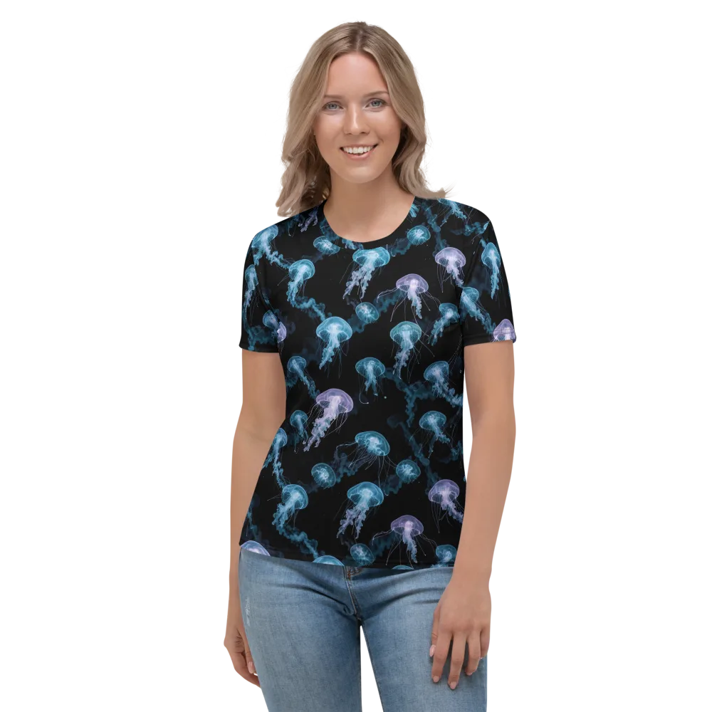 Abyssal Bloom on Women's Crew Neck T-Shirt — Front