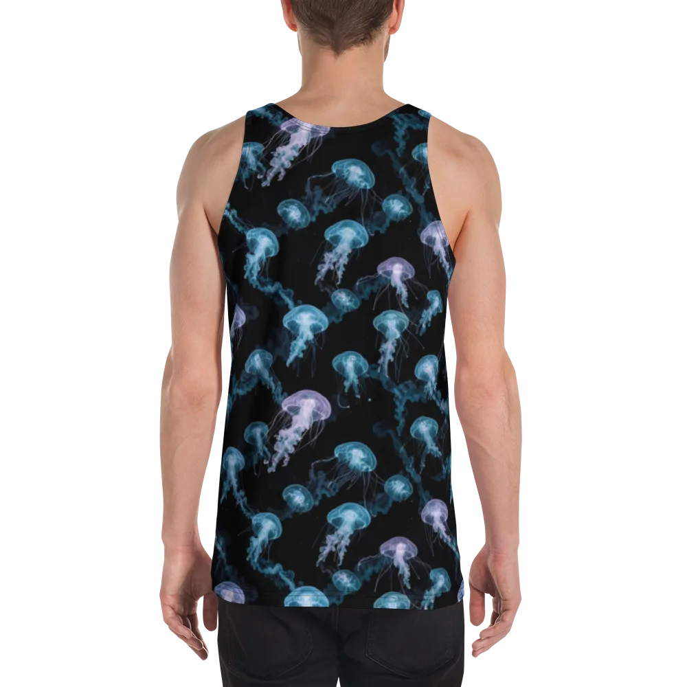 Abyssal Bloom on Men's Tank Top — Back