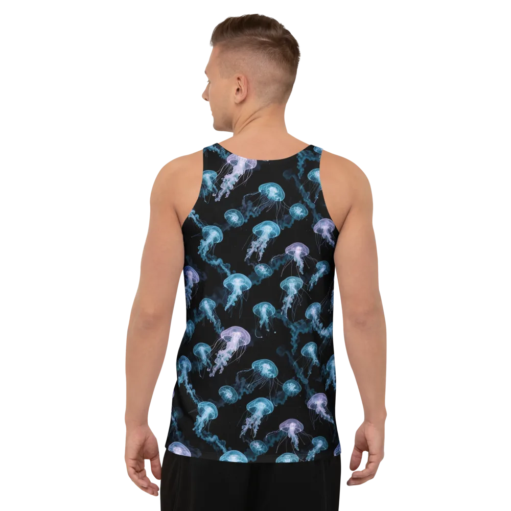 Abyssal Bloom on Men's Tank Top — Back