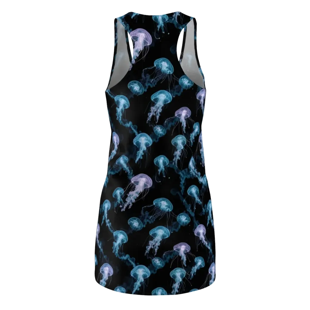 Abyssal Bloom on Racerback Dress — Back