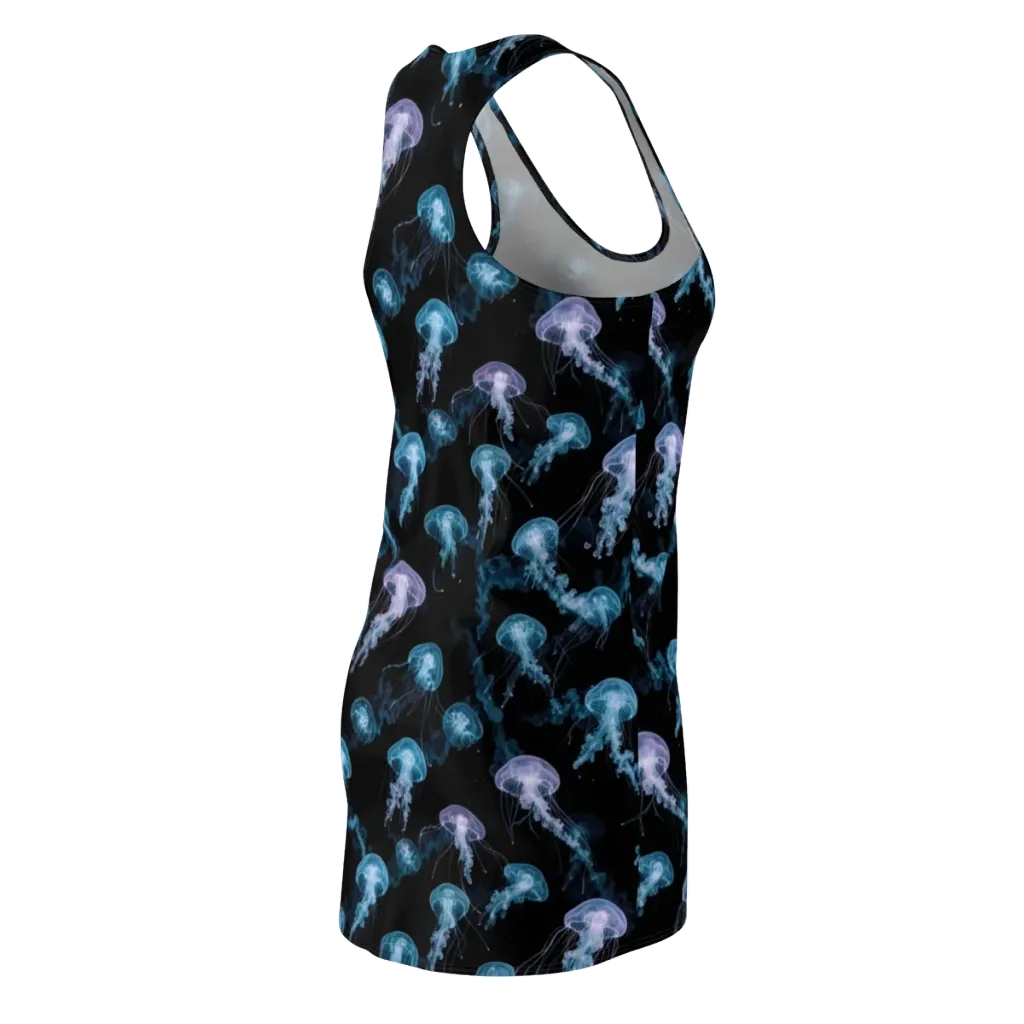 Abyssal Bloom on Racerback Dress — Back Side