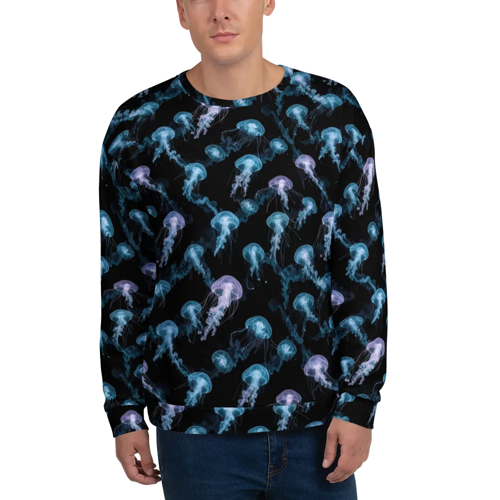 Abyssal Bloom on Sweatshirt — Front