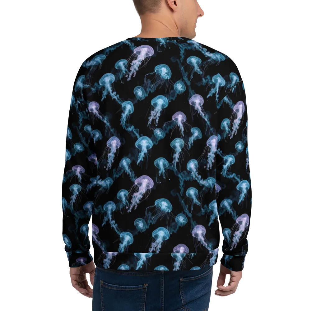 Abyssal Bloom on Sweatshirt — Back