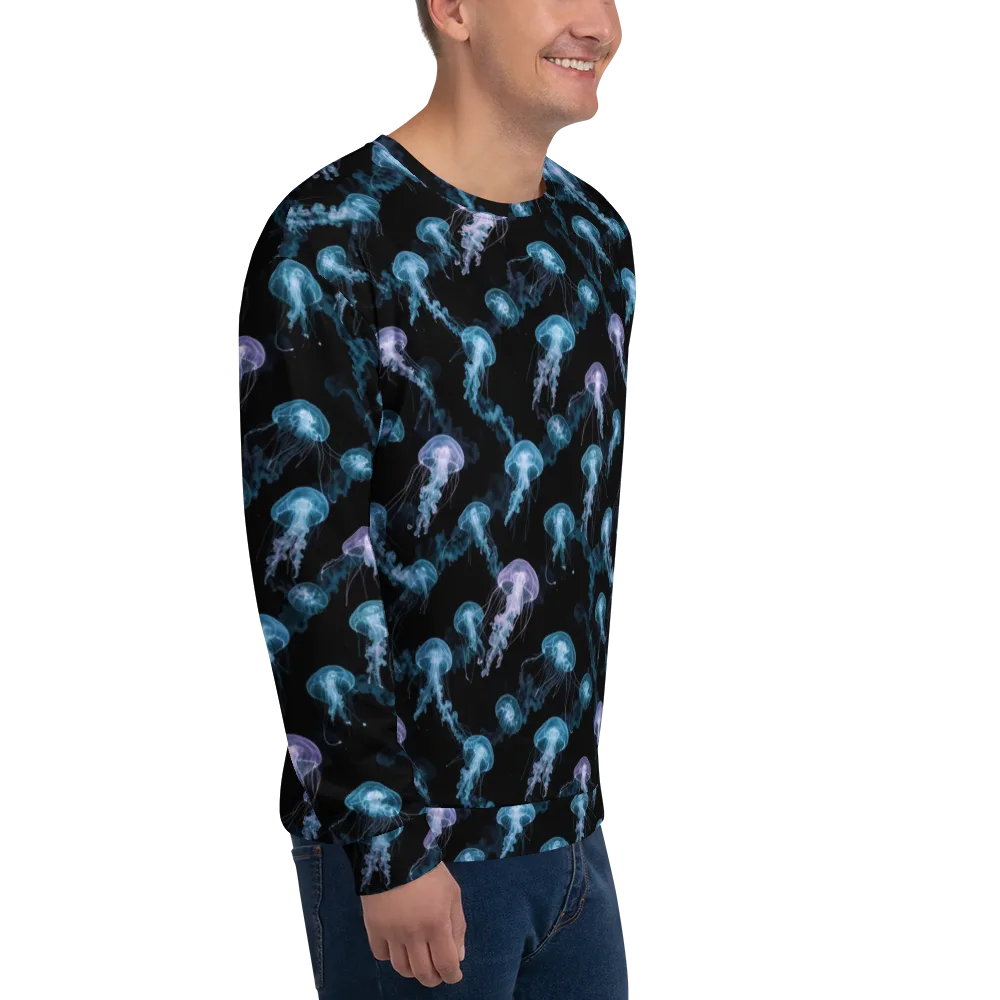 Abyssal Bloom on Sweatshirt — Right Front