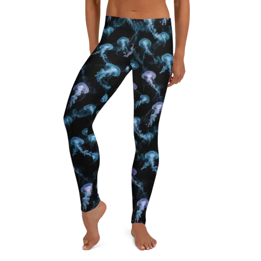 Abyssal Bloom on a Leggings
