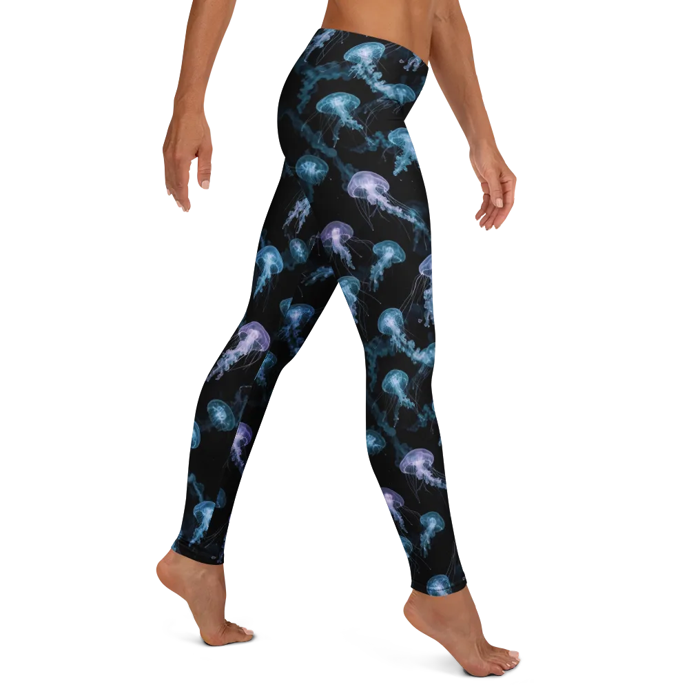 Abyssal Bloom on Leggings — Right