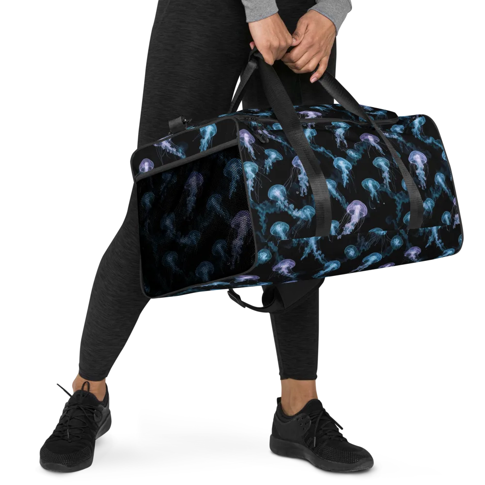 Abyssal Bloom on Duffle Bag — Right Front