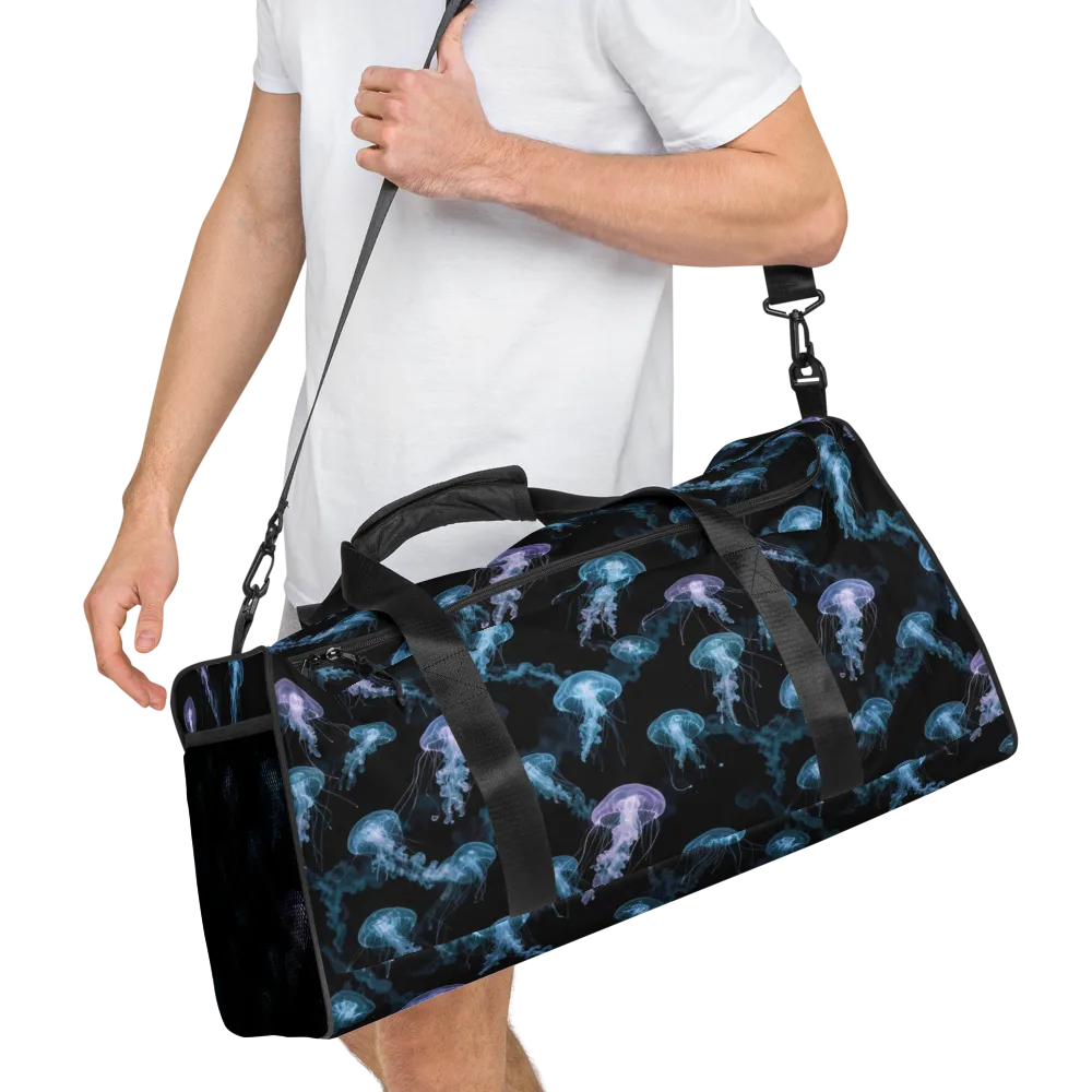 Abyssal Bloom on Duffle Bag — Right Front