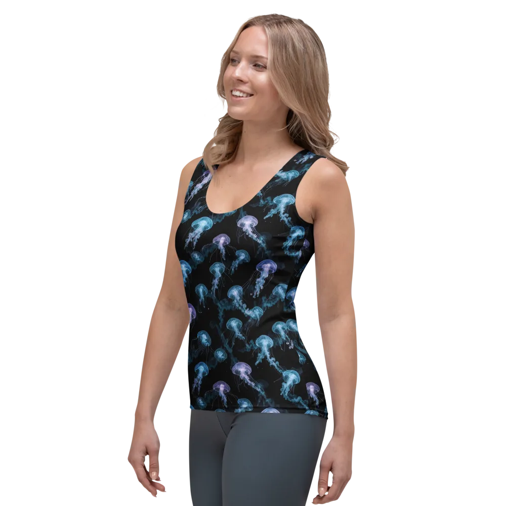 Abyssal Bloom on Women's Tank Top — Left Front