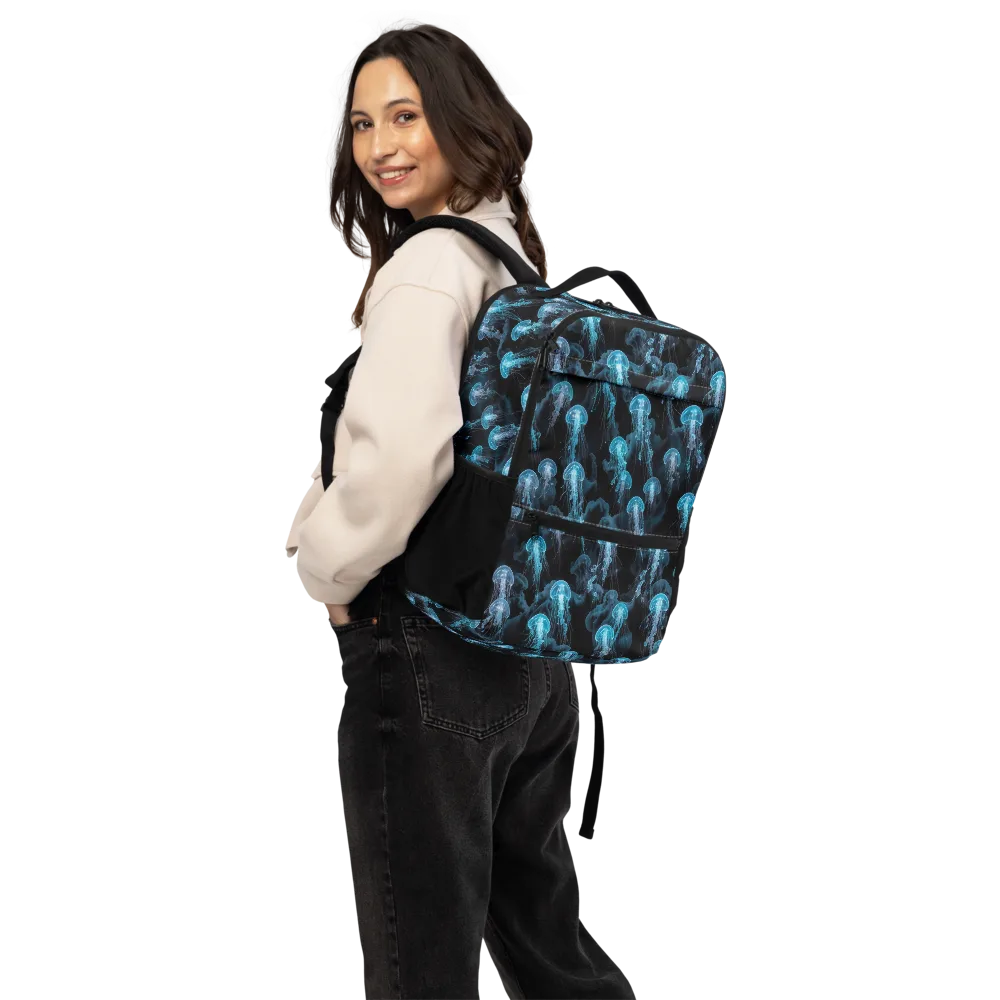 Azure Abyss on Utility Backpack — Back