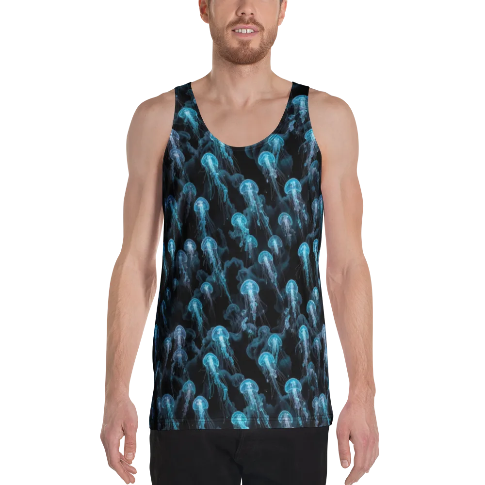 Azure Abyss on Men's Tank Top — Front