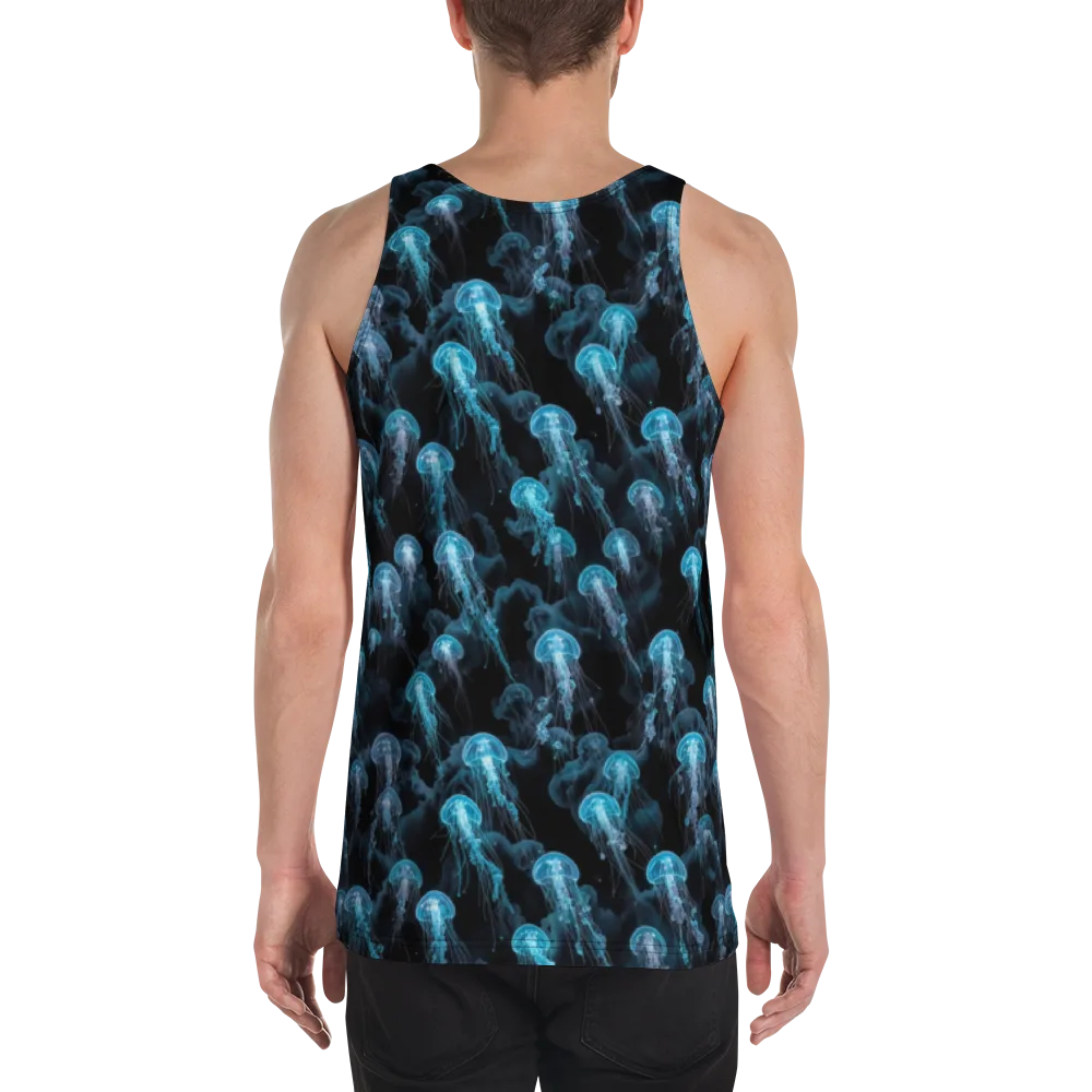 Azure Abyss on Men's Tank Top — Back