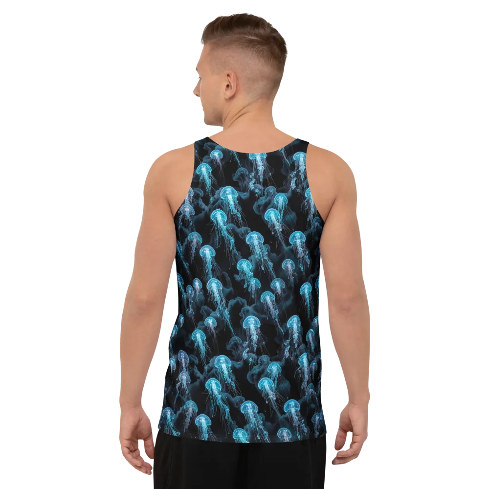 Azure Abyss on Men's Tank Top — Back
