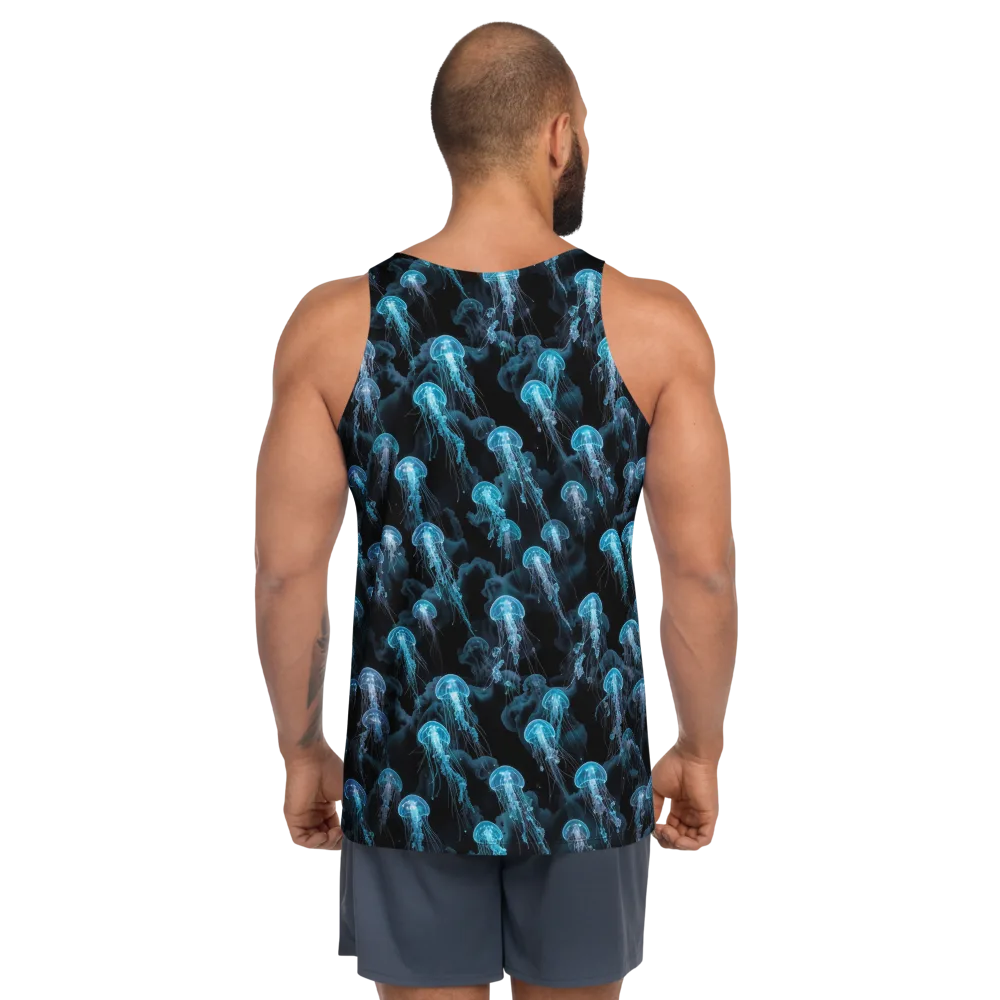 Azure Abyss on Men's Tank Top — Back