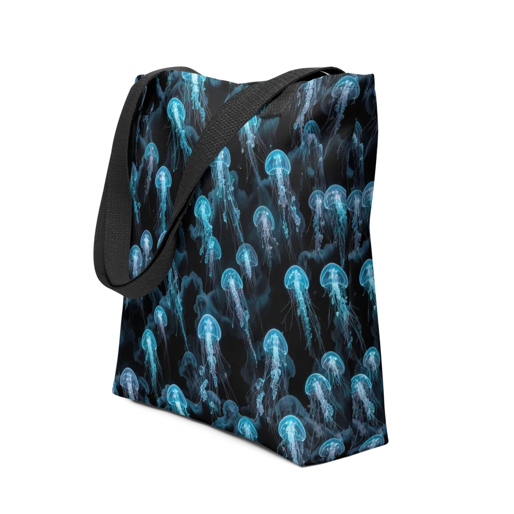 Azure Abyss on Tote Bag — Front