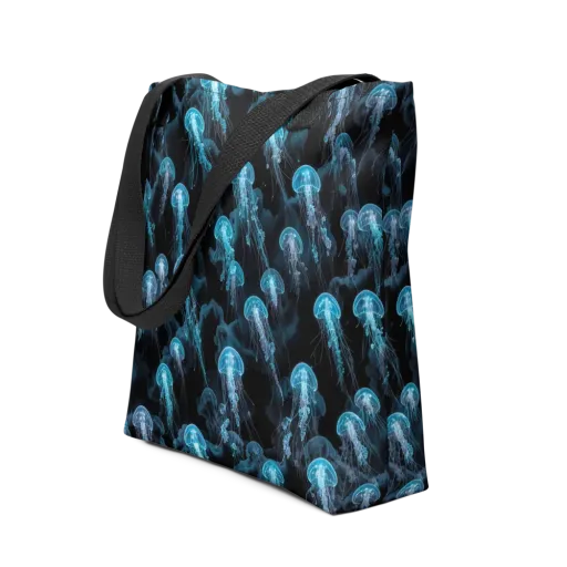 Azure Abyss on a Tote Bag