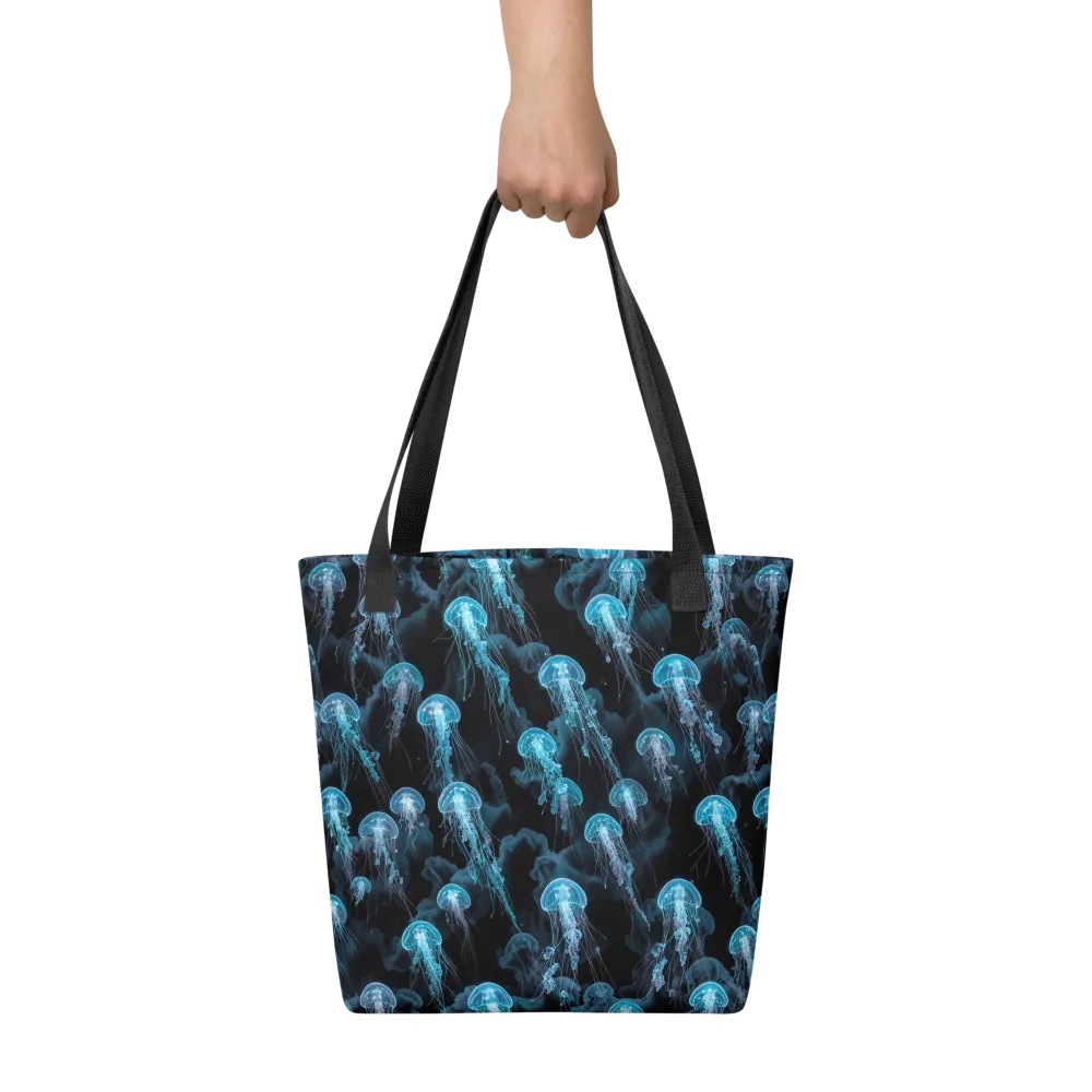 Azure Abyss on Tote Bag — Front