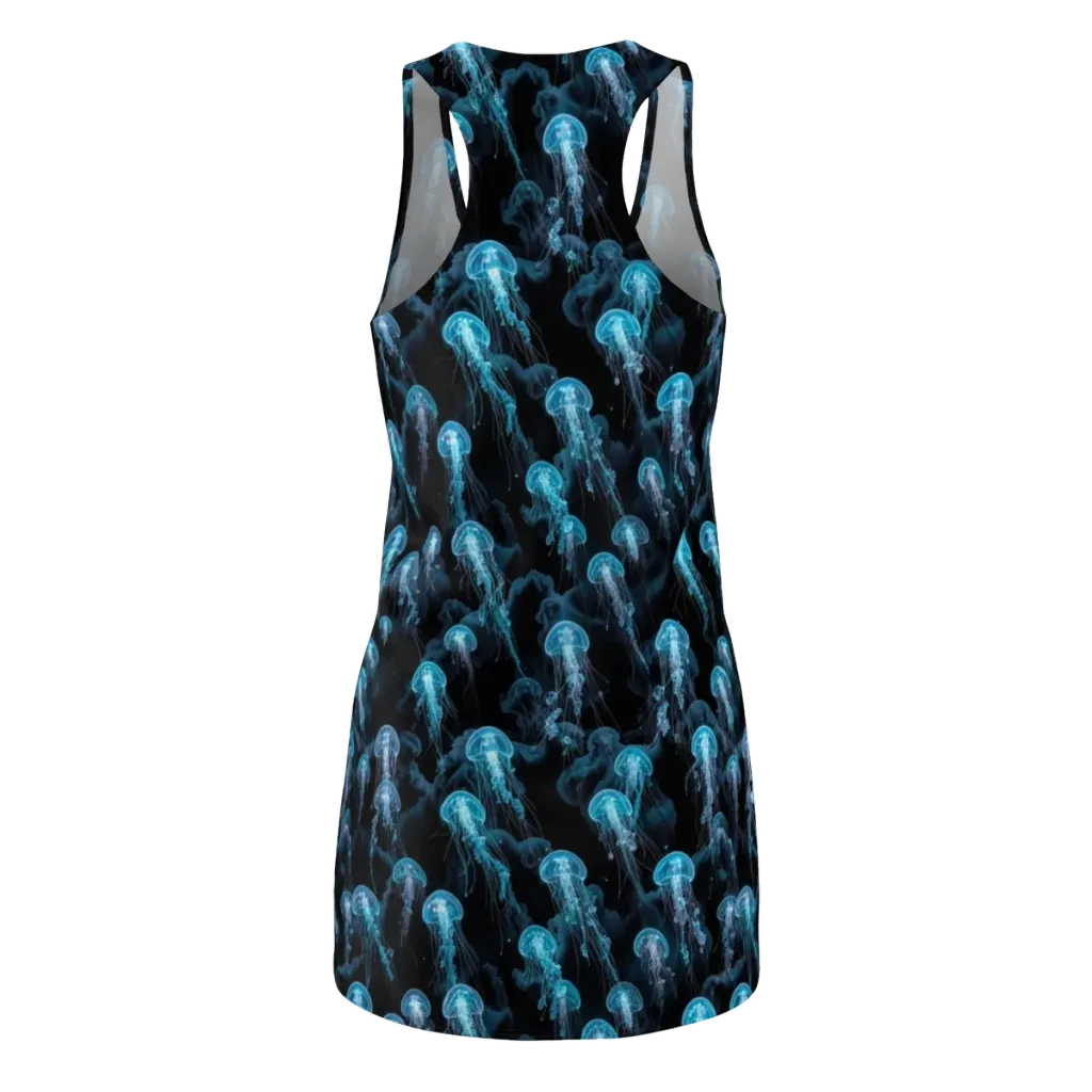 Azure Abyss on Racerback Dress — Back