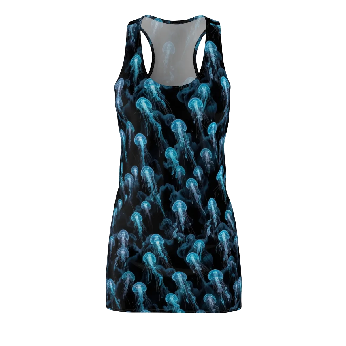 Azure Abyss on Racerback Dress — Front