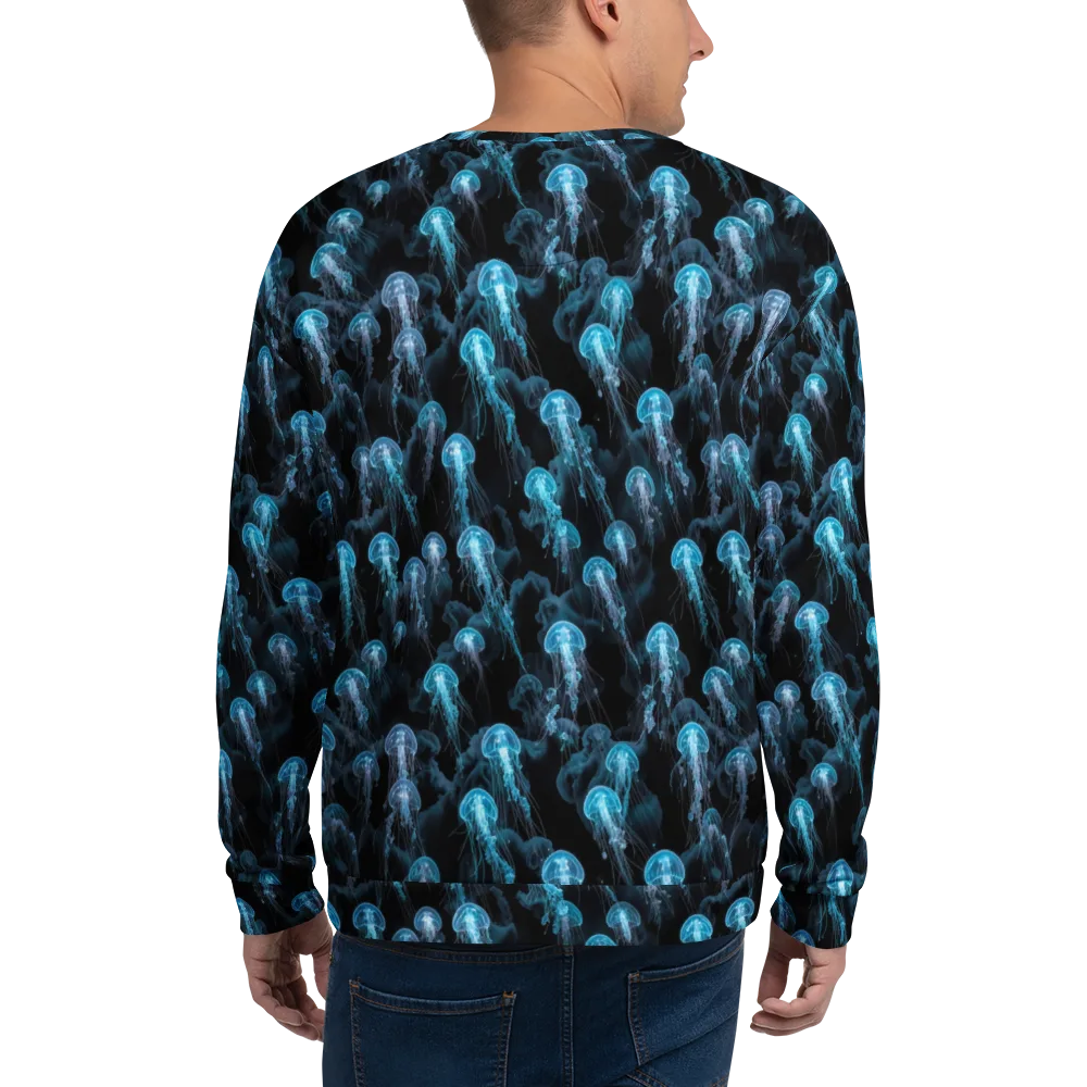 Azure Abyss on Sweatshirt — Back