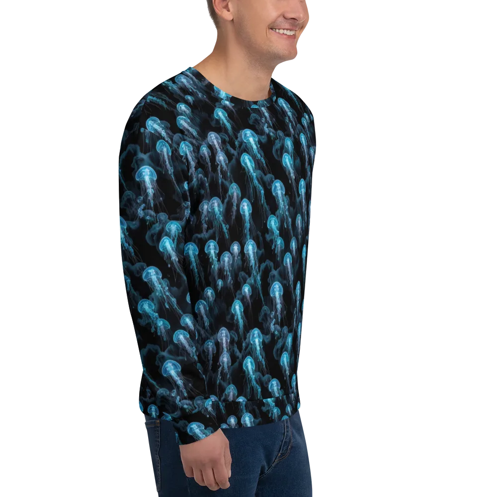 Azure Abyss on Sweatshirt — Right Front