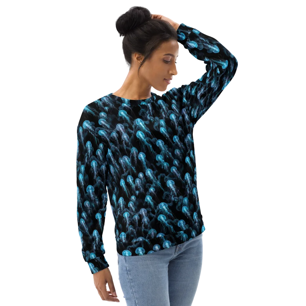Azure Abyss on Sweatshirt — Right Front