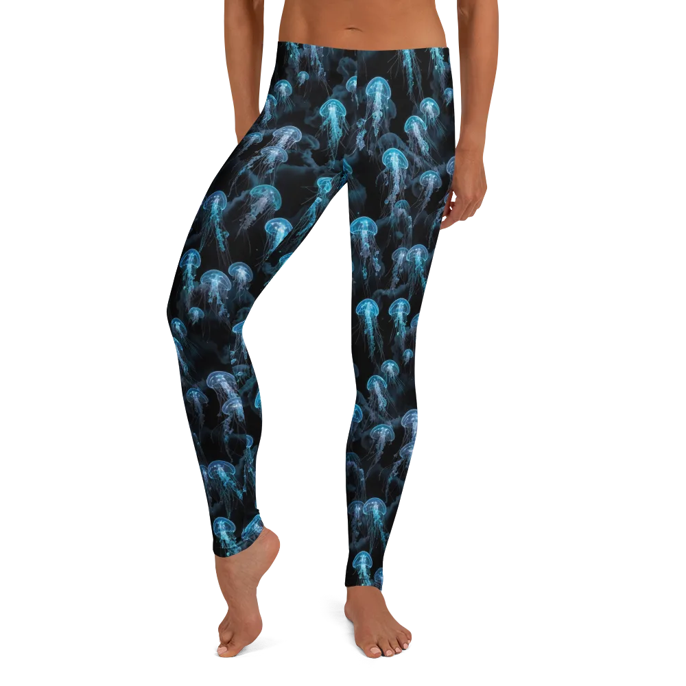 Azure Abyss on Leggings — Front