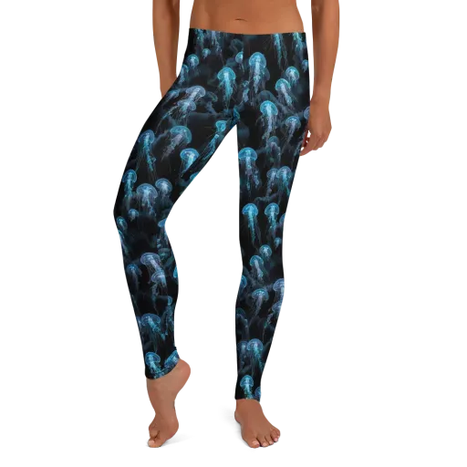Azure Abyss on a Leggings