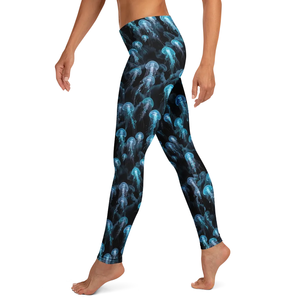Azure Abyss on Leggings — Left